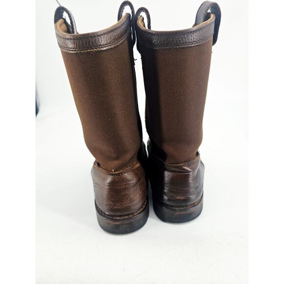 Schmidt Waterproof Steel Toe Leather Western Work Boots Men's 10 M 43 Brown - Picture 6 of 12